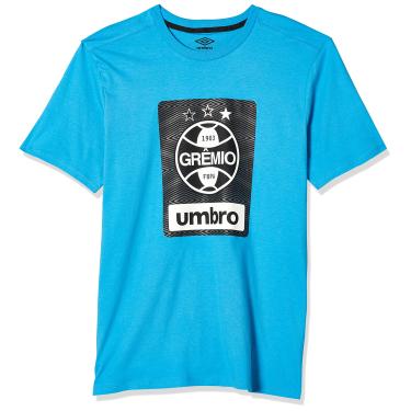 Imagem de Camiseta Grêmio Concentração II 2021, Umbro, Masculino, Celeste, GG