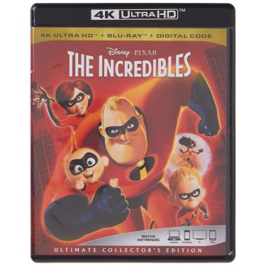 Imagem de The INCREDIBLES 4K Ultra Blu Ray + Blu Ray + Digital Code [Blu-ray]