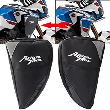 Imagem de FINMOKAL Para Honda Crf1000L Africa Twin Sports Frame Crash Bag Reparação De Ferramentas Bolsa De Colocação