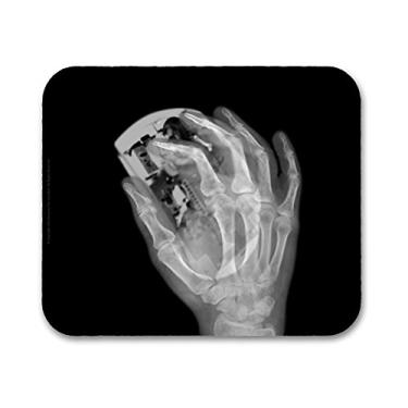 Imagem de Mouse pad exclusivo Neurons não incluído com imagem de raio X do mouse e da mão do computador