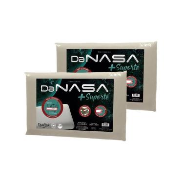 Imagem de Kit 2 Travesseiros Nasa 3D Viscoelástico com mais Suporte Duoflex