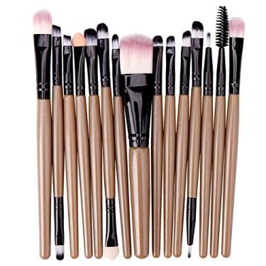 Imagem de 6 peças-20 peças conjunto de pincéis de maquiagem cosméticos para ferramentas de maquiagem para rosto feminino beleza profissional base blush sombra para os olhos, t04, china