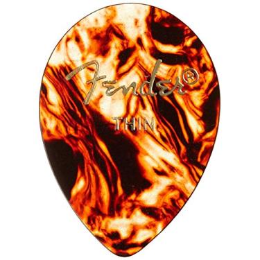 Imagem de Fender Palhetas clássicas de celuloide em formato 354 (pacote com 12) para guitarra elétrica, violão, bandolim e baixo