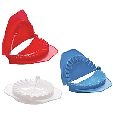 Imagem de KEISSCO Prensa de massa, conjunto de 3 empanada prensa de bolinhos molde de massa para bolinhos, calzone, raavioli, empanada, pierogi, turnover e torta de carne