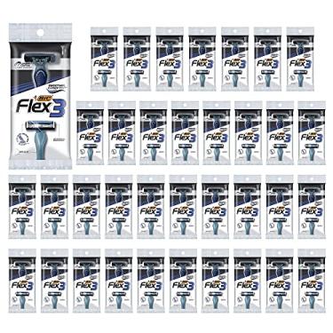 Imagem de Lâmina descartável masculina BIC Flex 3, 36 Count