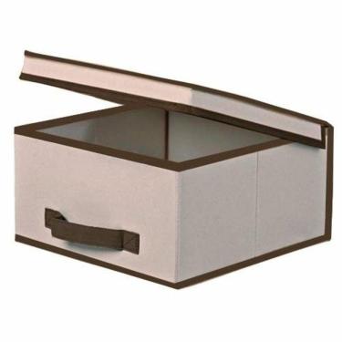 Imagem de Caixa Organizadora Desmontável Empilhavel Com Tampa