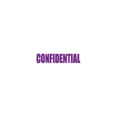 Imagem de Carimbo autotintado com confiança – roxo