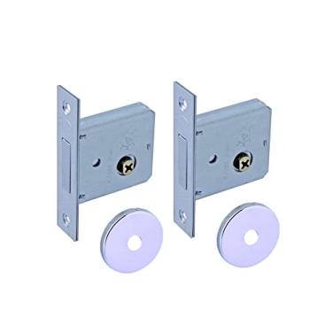 Imagem de Fechadura Tetra Chave Dupla, Arouca Fechaduras, 4002/084-D-Ie, Inox Escovado