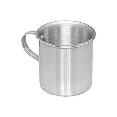 Imagem de Caneca De Aluminio Polido Resistente com alça 300ml