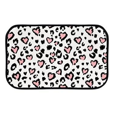 Imagem de DreamBay Tapetes de porta de camuflagem rosa leopardo tapetes para entrada, tapete antifadiga tapete de pé interior ao ar livre capacho de boas-vindas tapete antiderrapante de lavanderia de cozinha 91 x 61 cm