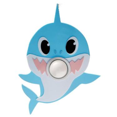 Imagem de Luminária Pendente Baby Shark Infantil Tubarão Quarto Bebê