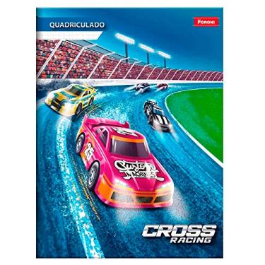 Imagem de Caderno Brochura Quadriculado 40Fls Cross Racing 4590235 Foroni