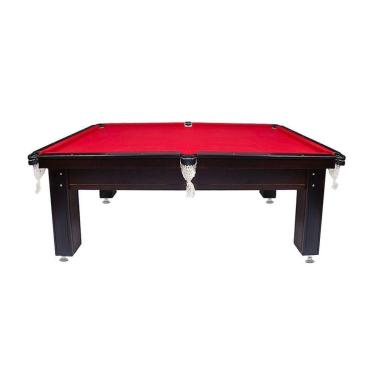 Imagem de Mesa de Sinuca Bilhar Dinâmica Diversões Black & Red Semioficial 2,20x1,20m-Unissex
