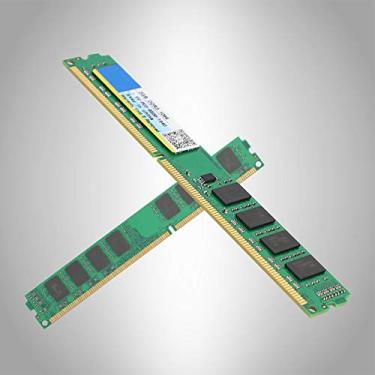 Imagem de Memória RAM 2GB DDR3 1066MHz Alta Velocidade da Memória 240Pin para Desktop Placa-mãe Memória RAM para/Aplicável Ao Computador Desktop DDR3 PC3-10600