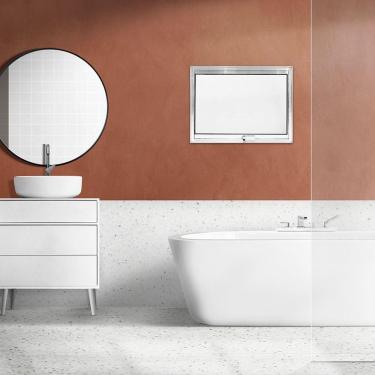 Imagem de Janela Alumínio Maxim Ar 60x80cm Marroml Brilhante Lux Esquadrias Marroml