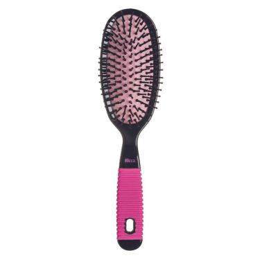 Imagem de Escova Oval Ricca Black & Pink Cód.2411