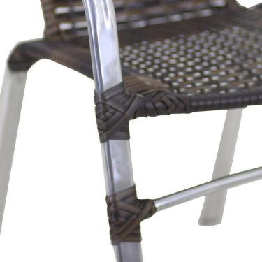 Imagem de 2 Cadeiras e Mesa Floripa em Alumínio, Área externa, lazer, jardim, churrasqueira