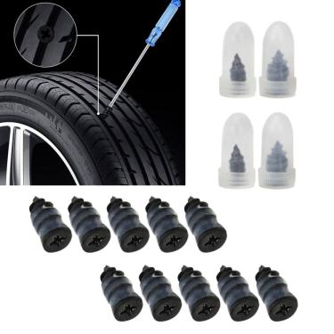 Imagem de Kit Conserto Pneu Parafusos Moto Carro Camionete SUV Bike