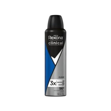 Imagem de Desodorante Antitranspirante Aerosol Rexona - Men Clinical Clean 150ml