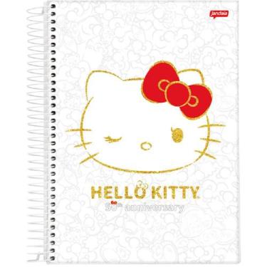Imagem de Caderno Universitário Hello Kitty Capa Dura 1 Matéria 80Fol - Jandaia