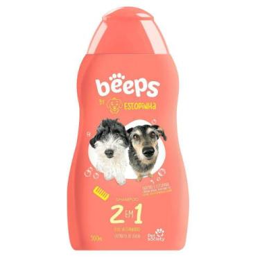 Imagem de Shampoo Beeps Estopinha Tutti - Fruti 2X1 Pet Society Para Cães E Gato