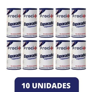 Imagem de Esparadrapo Impermeável Procitex10 Cm X 4,5 M Com 10 Un.