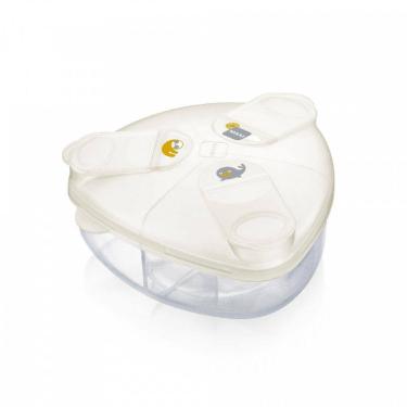 Imagem de Porta Leite em Pó Bebê Milk Powder Triangular Neutro - MAM