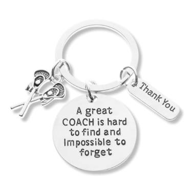 Imagem de Chaveiro Infinity Collection de Lacrosse Coach, presente unissex para treinadores de lacrosse, ótimo treinador é difícil de encontrar