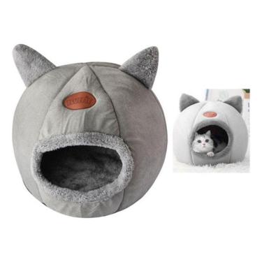 Imagem de Casinha Cama Iglu Toca Tenda Cabana Para Gato Cachorro Pet