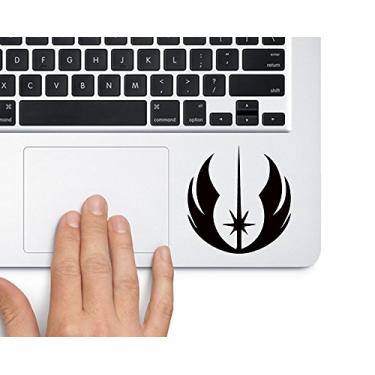 Imagem de Adesivo de vinil com logotipo do Jedi Order Star Wars – Trackpad Apple Macbook Laptop