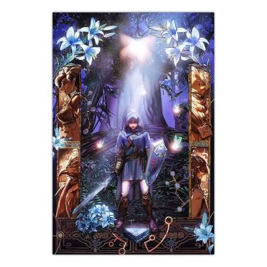 Imagem de Quadro A3 em MDF Link Zelda Breath of the Wild 001 - Placa