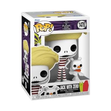 Imagem de Funko POP! & Buddy: The Nightmare Before Christmas - Jack Skellington with Zero - (Beach) - Disney: The Nightmare Before Christmas - Collectable Vinyl Figure - Gift Idea - Official Merchandise