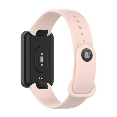 Imagem de Pulseiras de silicone NSmart compativeis com Redmi Smartband PRO (Único, Rosa Sand)