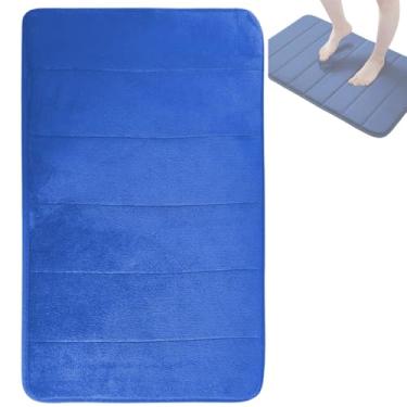 Imagem de Tapete Para Banheiro Super Soft Macio Antiderrapante Alta Absorção Premium Emborrachado 40x60cm (AZUL)