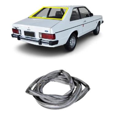 Imagem de Borracha Vidro Traseiro Vigia Corcel 2 Sem Friso - Disk Bor