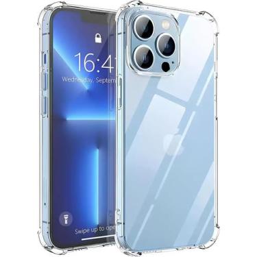 Imagem de Capa Capinha Com Bordas Anti Impacto Para iPhone 13 Pro Tela de 6,1 Po