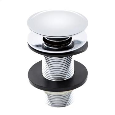 Imagem de Válvula Pia Banheiro Click 7/8 Valvula para Cuba SOFTINOX – Aço Inox Cromado, Ralo 3cm, Válvula Click de Pia Banheiro Lavabo, Impede entrada de insetos e odores