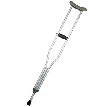Imagem de Muleta Axilar de Alumínio Mercur Cinza Tam P - unidade