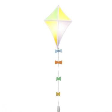 Imagem de Abajur De Parede Pipa Colorida Quarto Bebê Infantil Menino - Potinho d