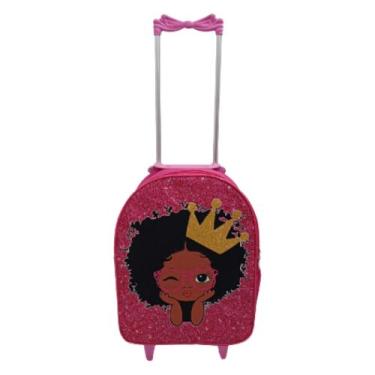 Imagem de Mochila  escolar no carrinho Negra Princesa - DB