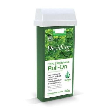 Imagem de Cera Depilatória Roll-On Hortelã e Menta 100g Depilflax