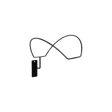 Imagem de Suporte de Boné Para Parede - 10 Unidades Cor:Preto - Lm Balcoes