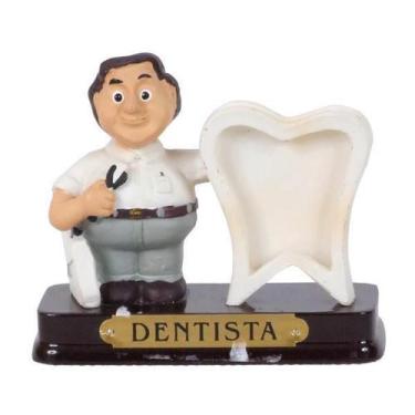 Imagem de Boneco Profissional Dentista Miniatura C/ Porta Foto 8 Cm - Zona Livre