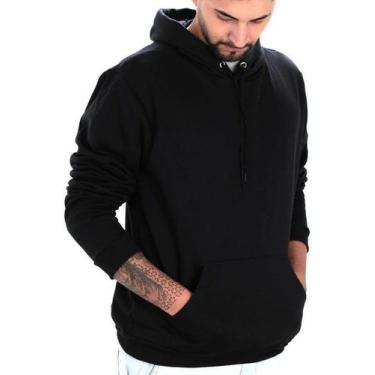 Imagem de Blusa de Frio Moletom Homem e Mulher Treino Confortável Leve Blusão - 