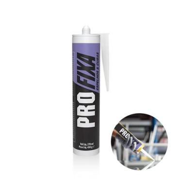 Imagem de Selante Pro Pu Fixa Branco Para Espelhos E Cubas 270ml Soudal, PU Fixa