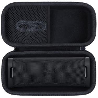 Imagem de Lebakort Capa rígida compatível com alto-falante compacto Bluetooth ultra portátil sem fio Sony ULT Field 1 (capa preta)