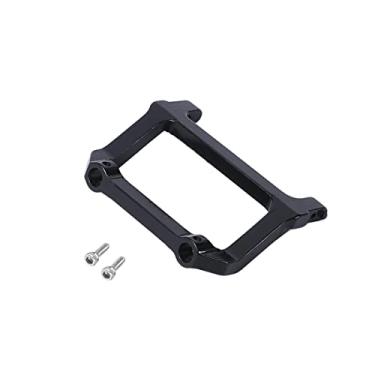 Imagem de RZXYLRC Aluminium Front Bumper Mount Servo Bracket for Axial SCX24 C10 1/24 RC Crawler Car Upgrades (Black)
