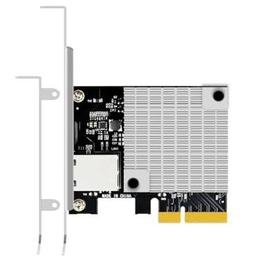 Imagem de GLOTRENDS Placa de rede Ethernet ST7357 10 Gb RJ45 com controlador Marvell AQtion AQC107, interface PCIE 3.0 X4, compatível com Mac OS/Windows/Linux/ESX