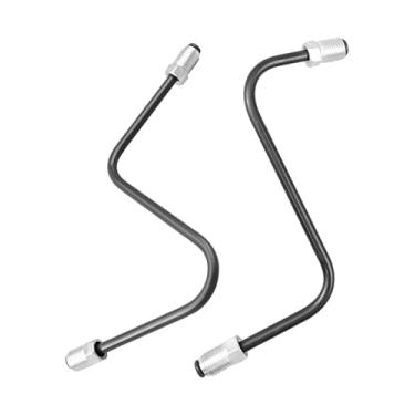 Imagem de AUGREX Um par de mangueira flexível de pinça de tubo de freio dianteiro esquerdo e direito para Toyota Tacoma 2005 2006 2007 2008 2009 2010 2011, substitui 47318-04110 47317-04050
