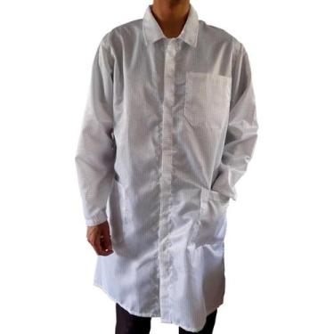 Imagem de Jaleco Avental ESD Dissipativo Antiestático Branco - Statron, Branco, 